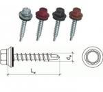 Surub autoforant pentru foi metalice RAL 3011/8017